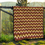 Native American Chevron Tribal Print Quilt