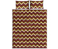 Native American Chevron Tribal Print Quilt Bed Set