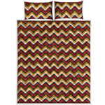 Native American Chevron Tribal Print Quilt Bed Set