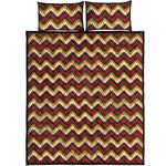 Native American Chevron Tribal Print Quilt Bed Set