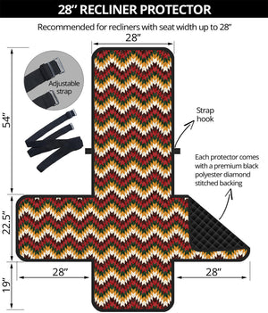 Native American Chevron Tribal Print Recliner Protector