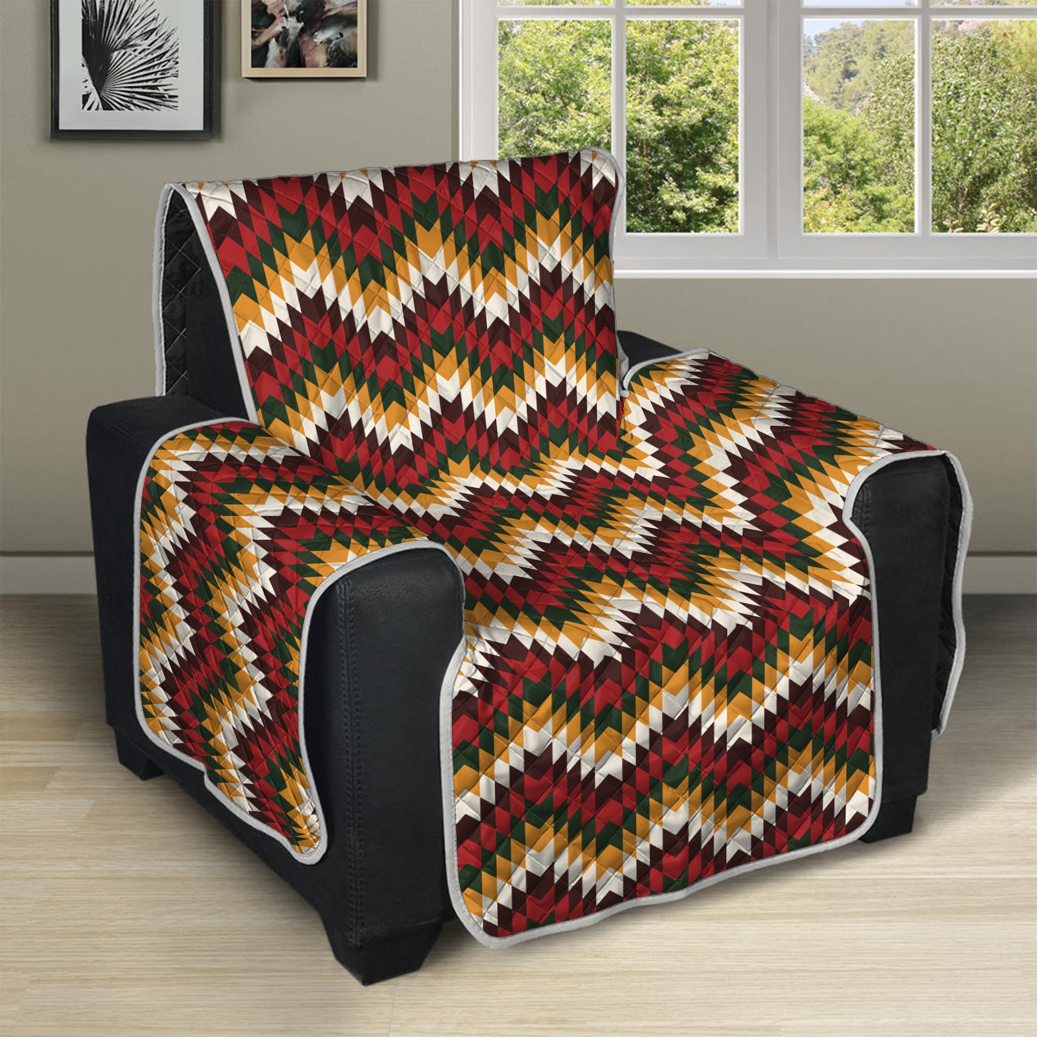 Native American Chevron Tribal Print Recliner Protector