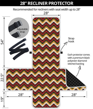 Native American Chevron Tribal Print Recliner Protector