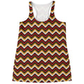 Native American Chevron Tribal Print Women's Racerback Tank Top