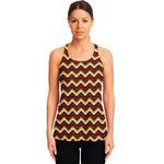 Native American Chevron Tribal Print Women's Racerback Tank Top