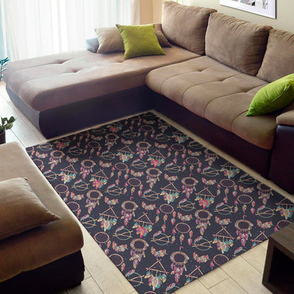 Native American Dream Catcher Print Area Rug