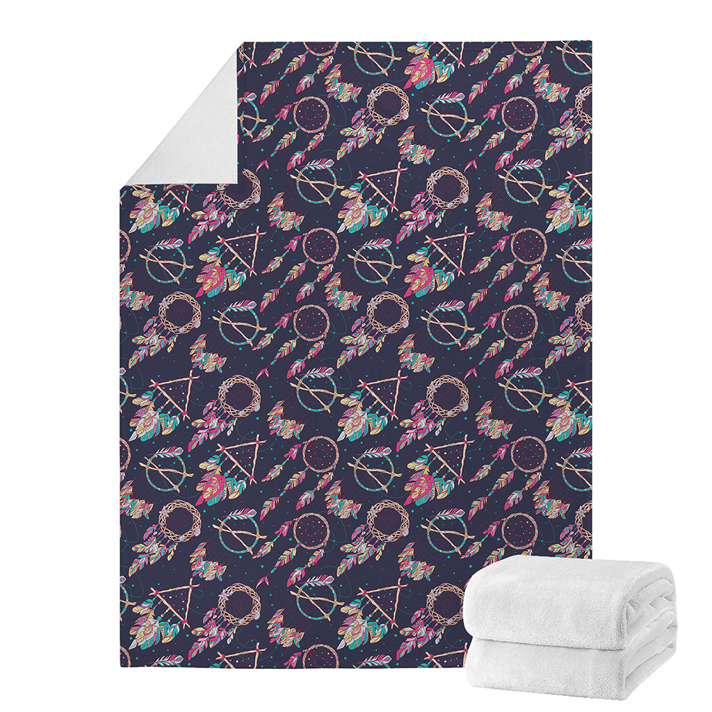 Native American Dream Catcher Print Blanket