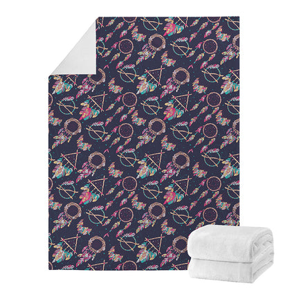 Native American Dream Catcher Print Blanket