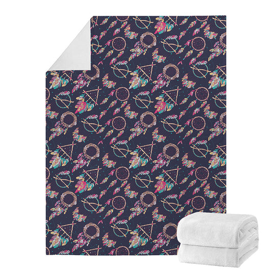 Native American Dream Catcher Print Blanket