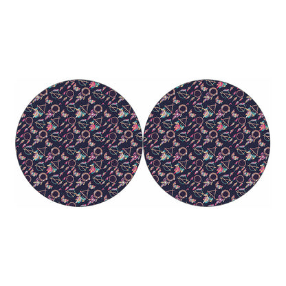 Native American Dream Catcher Print Car Coasters