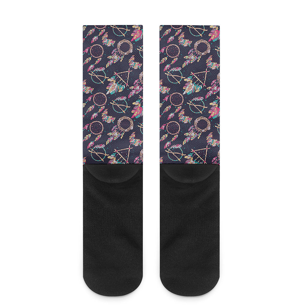 Native American Dream Catcher Print Crew Socks