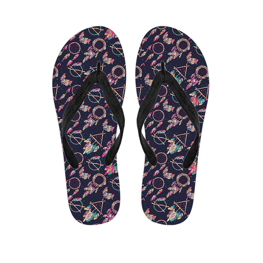 Native American Dream Catcher Print Flip Flops