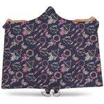 Native American Dream Catcher Print Hooded Blanket