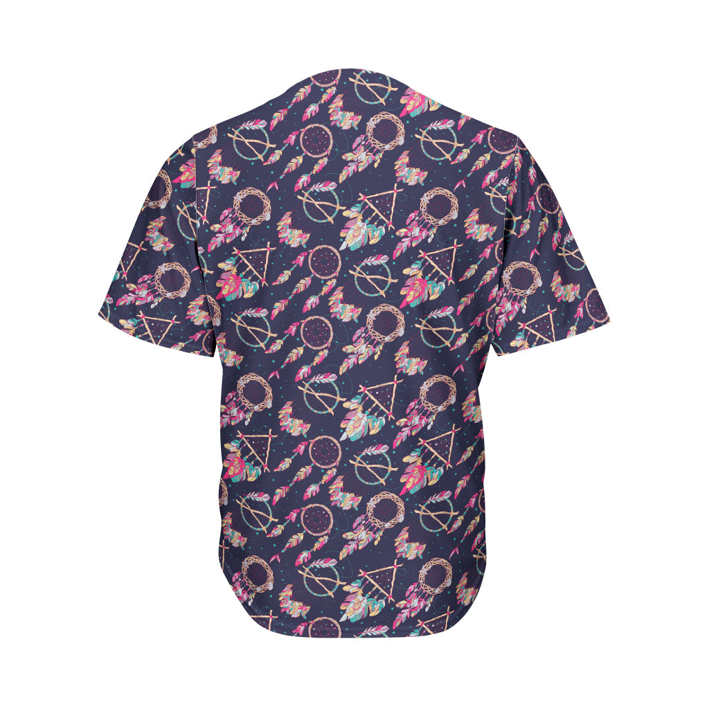 Native American Dream Catcher Print Men's Baseball Jersey