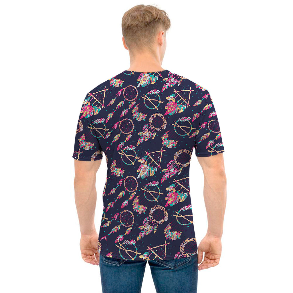 Native American Dream Catcher Print Men's T-Shirt