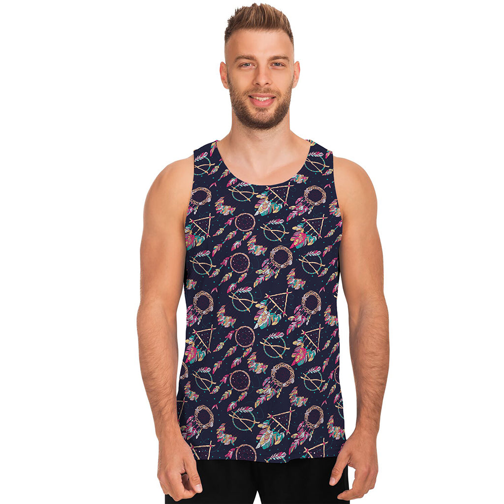 Native American Dream Catcher Print Men's Tank Top