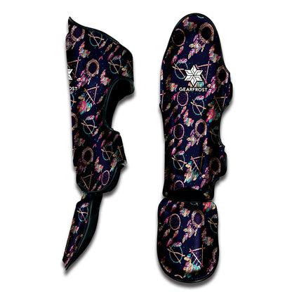 Native American Dream Catcher Print Muay Thai Shin Guard