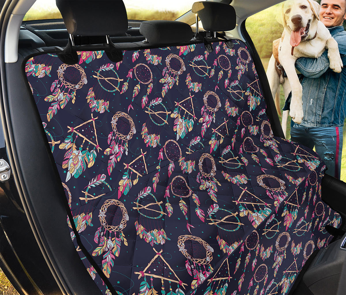 Native American Dream Catcher Print Pet Car Back Seat Cover