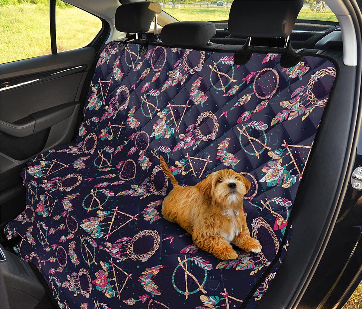 Native American Dream Catcher Print Pet Car Back Seat Cover