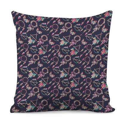Native American Dream Catcher Print Pillow Cover
