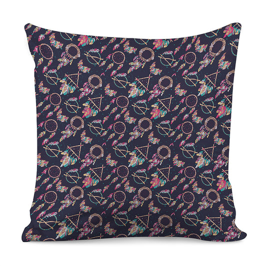 Native American Dream Catcher Print Pillow Cover