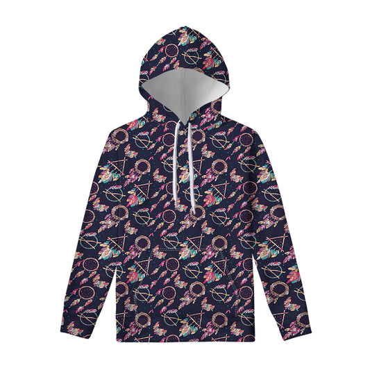 Native American Dream Catcher Print Pullover Hoodie
