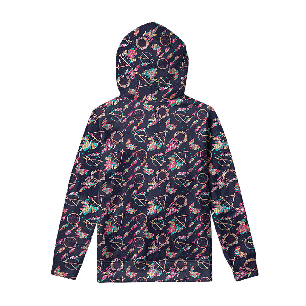 Native American Dream Catcher Print Pullover Hoodie