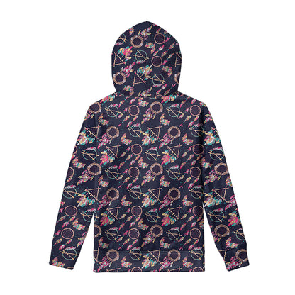 Native American Dream Catcher Print Pullover Hoodie