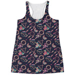 Native American Dream Catcher Print Women's Racerback Tank Top