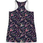 Native American Dream Catcher Print Women's Racerback Tank Top