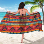 Native American Eagle Pattern Print Beach Sarong Wrap
