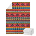 Native American Eagle Pattern Print Blanket