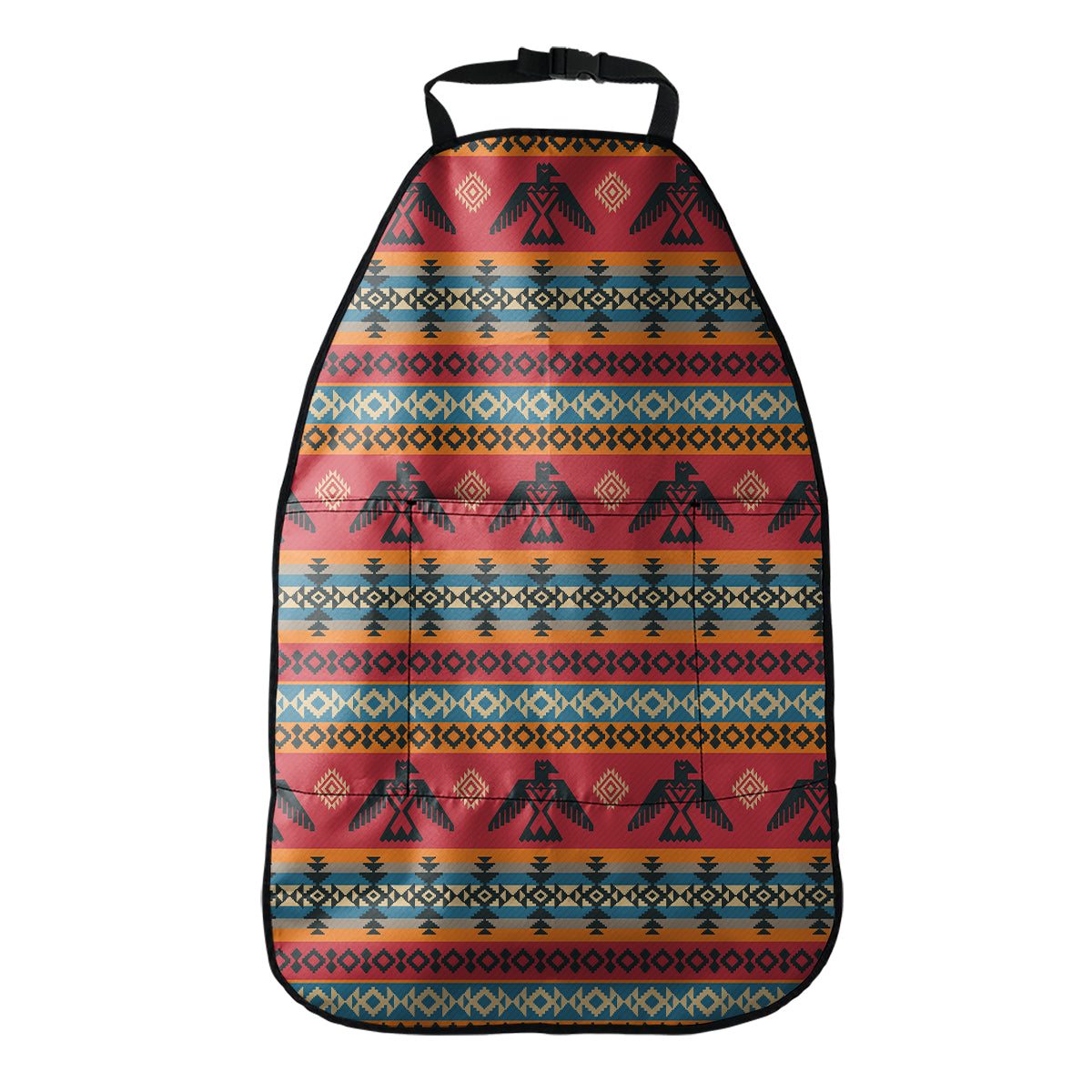 Native American Eagle Pattern Print Car Seat Organizers