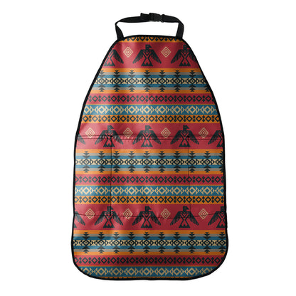 Native American Eagle Pattern Print Car Seat Organizers
