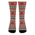 Native American Eagle Pattern Print Crew Socks