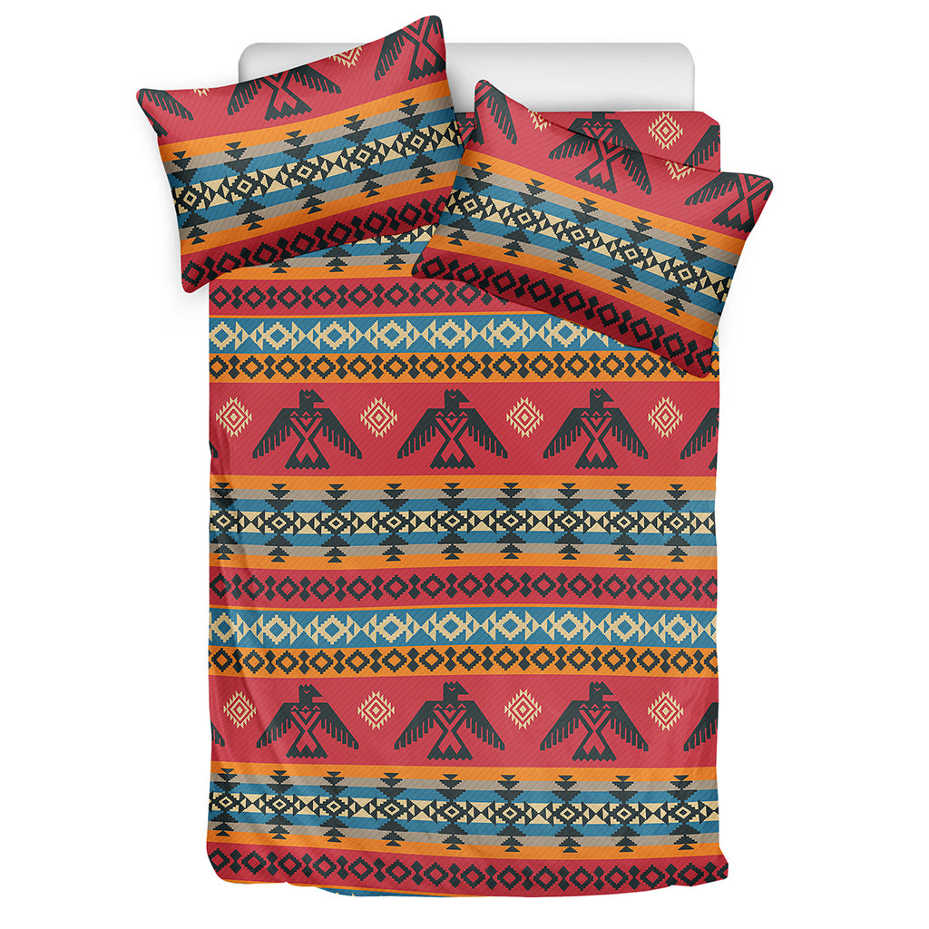Native American Eagle Pattern Print Duvet Cover Bedding Set