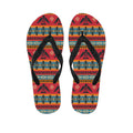 Native American Eagle Pattern Print Flip Flops