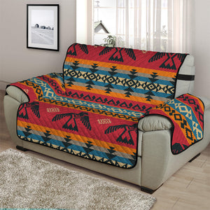 Native American Eagle Pattern Print Half Sofa Protector