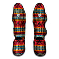 Native American Eagle Pattern Print Muay Thai Shin Guards