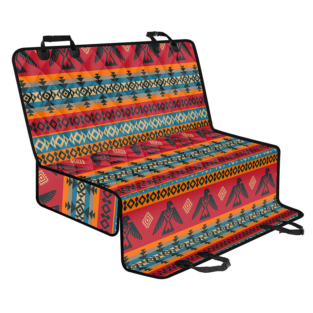Native American Eagle Pattern Print Pet Car Back Seat Cover