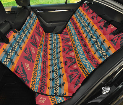 Native American Eagle Pattern Print Pet Car Back Seat Cover