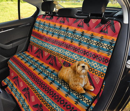 Native American Eagle Pattern Print Pet Car Back Seat Cover