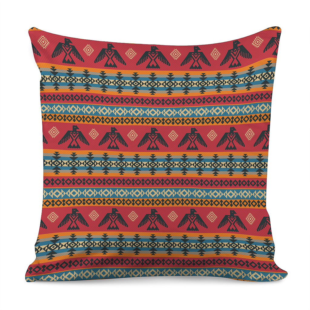 Native American Eagle Pattern Print Pillow Cover