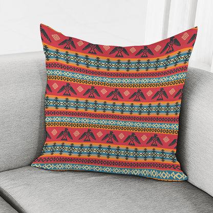 Native American Eagle Pattern Print Pillow Cover