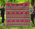 Native American Eagle Pattern Print Quilt