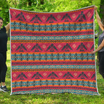 Native American Eagle Pattern Print Quilt