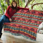 Native American Eagle Pattern Print Quilt