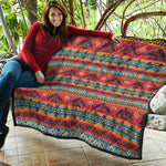 Native American Eagle Pattern Print Quilt