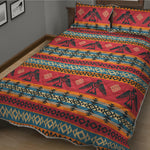 Native American Eagle Pattern Print Quilt Bed Set