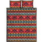 Native American Eagle Pattern Print Quilt Bed Set